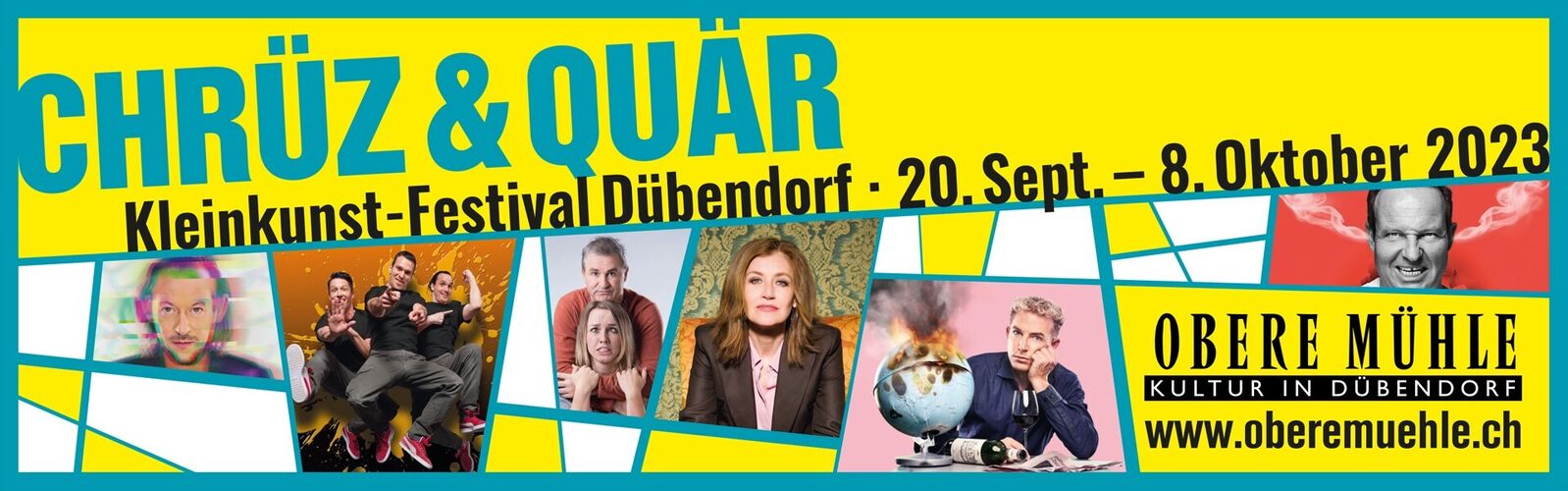 Kleinkunst-Festival Chrüz & Quär - 20. September bis 8. Oktober 2023